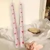 Velas Parafina Longas Estilo Europeu para Decoração de Interiores, Iluminação de Emergência, Ambiente para Jantar à Luz de Velas, Castiçais Decorativos