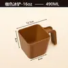 Colher Dosadora para Gelo Starbucks, Mesmo Estilo das Cafeterias, Colher Dosadora Quadrada Espessa para Gelo, Colher para Gelo de Plástico, Colher de Plástico para Lojas de Bubble Tea