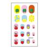 Zhengxiang Transfronterizo Nuevas Pegatinas para Uñas de Dibujos Animados Pegatinas para Uñas de Frutas Fresa Parches para Uñas de Unicornio Pegatinas para Uñas Postizas