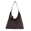 Bolsa de mano grande vintage estilo coreano para mujer, bolso de mano simple 2026 otoño para el trabajo y los desplazamientos, bolsa de hombro y para el antebrazo