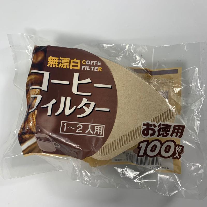 U101-扇形咖啡滤纸1-2人份-原色