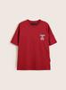 Camiseta de Verano de Manga Corta para Niñas Tongsen Tongma 2026 Nueva Elegante Versión Coreana Top Bordado de Media Manga Infantil Moderno