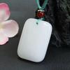 Jinsi Jade Tianshan Cui Pingente Ping An No Matter Marca Jade Pingente Dongling Jade Branco Jade Pão Marca Pingente Live Supply