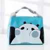 Processamento bolsa para marmita personalizada bolsa de almoço fresca tecido Oxford bolsa de piquenique desenho animado folha de alumínio bolsa com isolamento espesso atacado
