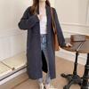 Cárdigan de punto coreano holgado de talla grande para mujer 2024 Otoño e Invierno Simple Relajado Perezoso Engrosado Chaqueta Larga de Suéter