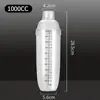 Copo Coqueteleira Graduado Resina Transparente 700ml Suprimentos para Milk Tea Copo Misturador Utensílios Loja de Milk Tea Copo Coqueteleira Pote Coqueteleira PC