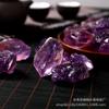 Piedra Bruta Púrpura Claro Natural Aromaterapia Piedra Expansiva Decoraciones Pecera Maceta Desmagnetización Grava de Cristal Venta al por Mayor Lana de Cristal