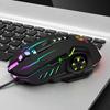 LIMEIDE Li magnésio V7 luz colorida usb com fio mouse luminoso jogo competitivo Mouse Amazon transfronteiriço