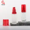 Botella Cuadrada Esmerilada para Loción de Artesano Nueva 30ml Botella de Vidrio con Fondo Grueso y Bomba de Presión Botella para Esencia Fabricante Venta al por Mayor