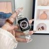 Para Apple iwatch Watch Apple iWatchS9/8/7/6/5 Correa de Pétalos de Empalme Colorido Láser