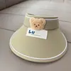 Sombrero de bebé de ala grande de dibujos animados, sombrero de copa vacío, sombrero de protección solar de verano para niños y niñas, sombrero de protección solar para niños, sombrero plegable
