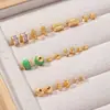 Retenção de Cor Elevada Cobre Banhado com Ouro Real 24K Zircônia Microincrustada Acessórios de Cobre Contas Espaçadoras Acessórios para Joias DIY Espaçadores de Contas para Pulseira