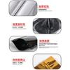 Bolsa de embalaje aluminizada con cremallera autosoportable color en stock venta al por mayor sellada de plástico grado alimenticio universal para bocadillos nueces huesos