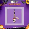 Pingente Caveira de Halloween Transfronteiriço Fantasma de Terror Bolsa de Abóbora Chaveiro de Metal Pingente Evento Pequeno Presente