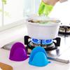 Luvas de Silicone Resistentes a Temperatura de Ponto para Pegar Objetos Quentes Isolamento Térmico Anti-Queimadura Antiderrapante Forno de Assar Micro-ondas Clipe de Prato Clipe de Luva