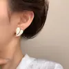Pendientes elegantes de amor de Corea del Sur para mujer, verano 2024, nuevos pendientes elegantes de nicho de moda, pendientes avanzados