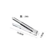 Pinza de silicona para alimentos de acero inoxidable 304, pinza para alimentos, pinza para postres, pinza para hielo, pinza para hielo, pinza para hielo, pinza para azúcar, pinza para hielo