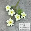 Decoração de Rosa Simulação Cinco Cabeças Decoração de Flor Simulação Feita à Mão Flor Falsa de Casamento Flor Simulação de Casamento Hanfu Atacado Flor de Seda