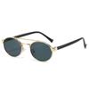 Gafas de Sol de Doble Puente Nuevas Transfronterizas, Estilo Europeo y Americano, Forma Ovalada de Moda, Versátiles, Artículo Popular de Comercio Exterior, Gafas de Sol Sencillas
