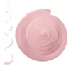 Decoraciones de Guirnaldas para Mascotas Transfronterizas Rosa Macaron PVC Espiral Colgantes Adornos Arreglo Fabricante Decoraciones para Fiestas al por Mayor