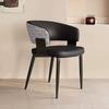 Silla de Comedor Minimalista Italiana Diseñador Moderna Silla Simple con Respaldo Hotel Restaurante Cafetería Bar Silla de Ocio