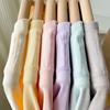 Liquidação Coleção de Roupa de Casa ~ Outono/Inverno Cor Sólida Roupa Íntima Básica para Meninos e Meninas terno Roupa de Casa Roupas e Calças de Outono para Crianças