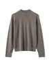 60 unidades lana fina con brillo manga larga brillo delicado versátil capa interior top base otoño e invierno esencial estilo temperamento suéter