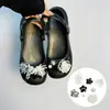 Zapatos de Madera de Moda Hebillas Accesorios Joyería DIY Cadena de Perlas Símbolo de Dólar Accesorios de Pedrería Decoraciones de Zapatos de Gama Alta