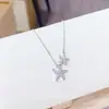 Moda de moda tendencia estrella de mar Joker cadena para la clavícula colgante para niñas nueva tendencia Joker collar de estrella venta al por mayor
