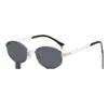 Nuevas gafas de sol de alta gama estilo 'old money', gafas de sol metálicas retro con protección UV, de moda