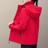 Chaqueta rosa para mujer para primavera y otoño 2026, nueva cortavientos para deportes al aire libre, chaqueta casual de moda para mujer de corte holgado