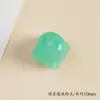 Accesorios de Colgante de Aventurina Natural para Mujeres Pulseras, Collares DIY, Hebilla de Seguridad Pequeña de Bambú Colgantes de Jade