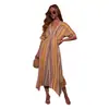 Estilo Europeo y Americano Bata Suelta Chaqueta de Playa Vestido Largo para Protección Solar de Vacaciones en la Costa Vestido Túnica para Bikini para Mujer
