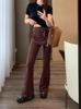 Pantalones Acampanados Lu con Diseño Falso de Dos Piezas, Nuevo Estilo 2026 para Mujer, Cubre Cadera, Adelgazantes, Leggings Casuales para Yoga, Pantalones Shark Bootcut
