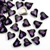 Taladro de uñas de fondo puntiagudo violeta vidrio Diamante Checo DIY funda para teléfono móvil diamante con forma pedrería joyería para uñas al por mayor