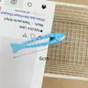 Nuevo Lindo Sanfu Mismo Estilo Peine para el Cabello de Pez Pequeño Fresco Versátil Azul Leche Dulce Nicho Chica Mechón Lateral Peine para el Cabello