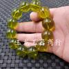 Pulsera Joyería Pulsera de Cuentas Redondas de Cera de Abejas Artificial Pulsera de Cuentas Redondas de Cera de Abejas Amarillo Pollo Pulsera de Cera de Abejas Blanca Pulsera de Flores Negras
