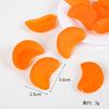 1cm PVC simulación Naranja Naranja pétalo fruta alimento y juego modelo DIY hecho a mano pegamento de crema accesorios para carcasa de teléfono móvil