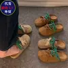 Tênis de Treino Alemão Fechado na Ponta com Cadarço e Sola Grossa Estilo Retrô para Mulheres, Calçado para Uso Externo, Lançamento Verão 2026 Sapatos Casuais Planos Estilo Birkenstock