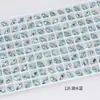 Joias para Unhas Personalizadas Diamante K9 Diamante Flash para Unhas Cubo de Açúcar de Formato Especial Coração Torto Oval Ovo de Pombo Fang Fat Dongzhou Cristal