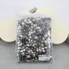 Paquete Completo al por Mayor 360 Arte para Uñas Gris Transparente Negro Transparente Diamante Accesorios Oscuros Super Brillantes Corazón Torcido Corazón de Amor Cuadrado Gordo Accesorios para Uñas Diamante