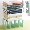 Estante Fijo para Guardar Tareas del Hogar Estante de Almacenamiento de Libros para Escritorio Estante de Almacenamiento Vertical Creativo Multifuncional para Lectura