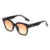 Nuevas Gafas de Sol de Moda Estilo Coreano Unisex Gafas Adelgazantes para la Cara Gafas con Remaches Tr Estilo Ins Transmisión en Vivo