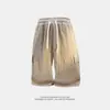 Pantalones Cortos Casuales para Hombre de Nuevo Estilo, Pantalones Cortos Deportivos, Pantalones Cortos Grandes de Jacquard de Color Sólido, Pantalones Cortos de Playa, Tallas Grandes Disponibles