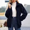 Outono e Inverno Novo Europeu e Americano Comércio Exterior Transfronteiriço Feminino Cardigan Zíper Gola Alta Solto Jacquard Quadrado Xadrez Jaqueta de Pelúcia