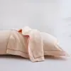 Un par de fundas de almohada de algodón puro cepillado para otoño e invierno, fundas de almohada de algodón para adultos 48x74, funda para almohada grande 50x80