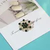 Broche de circonita para ropa, vestido, decoración, pañuelo para la cabeza, bufanda de seda, camiseta, broche pequeño fijo, collar de flores, estilo personalizado, tendencia