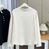 Chaqueta de manga larga con botones y cuello en V para mujer, estilo casual, talla grande, talla grande, 200 kg, nueva, otoño, 5036