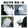 Ventilador de Iluminación Portátil para Ciclismo al Aire Libre, Multifuncional, Carga Portátil, Tamaño Pequeño, Viento Fuerte, con Luz de Ventilador de Clip