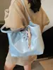 Bolsa de Hombro Retro de Moda para Viajes de Primavera 2026 Bolsa para Estudiantes Universitarios Bolsa Tote Grande para Mujer